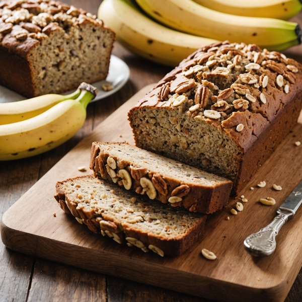 ¿Cuál es la mejor receta para hacer pan de plátano con nueces?