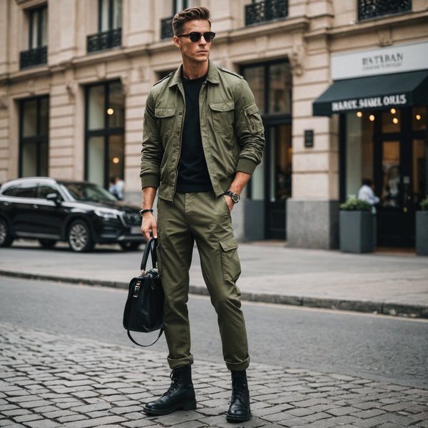 ¿Cuáles son las mejores maneras de integrar el estilo militar en atuendos casuales?