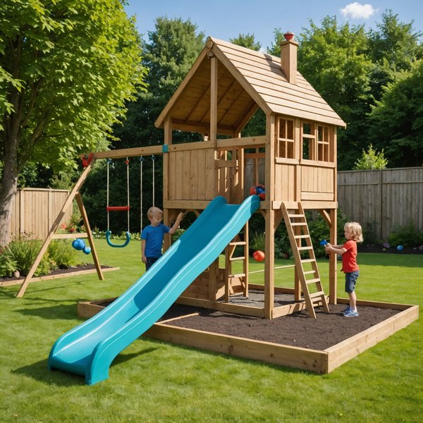 ¿Cómo crear un espacio de juego seguro y divertido para niños en el jardín?